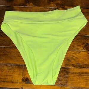 Aerie Size M Neon Green Bikini‎ Bottom